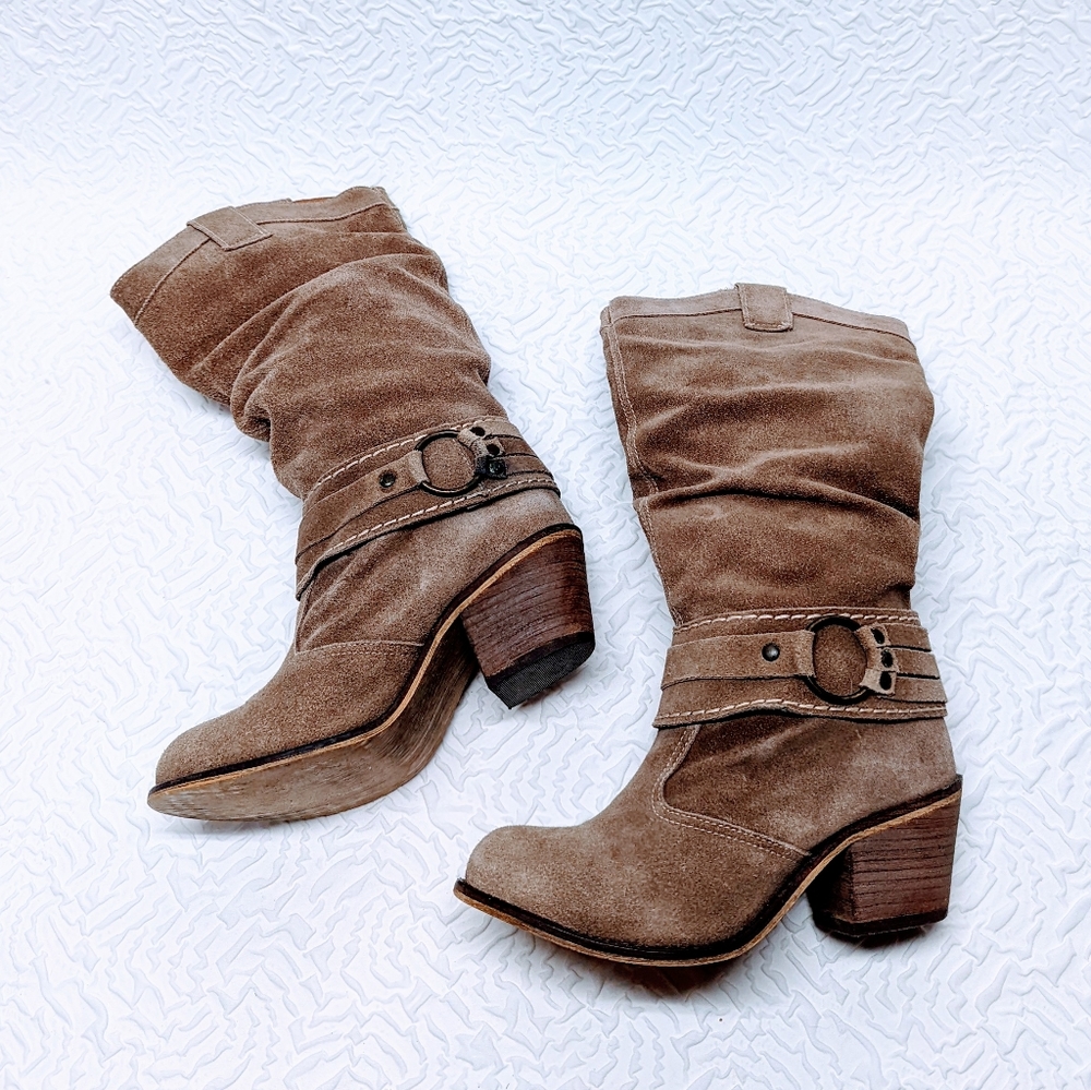 Steve Madden Suede Diablo Boot 8M